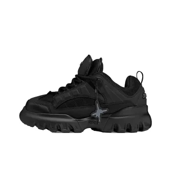 DIOR Snow Low Top Casual Shoes Men's Black Independent Numbering Limited Edition