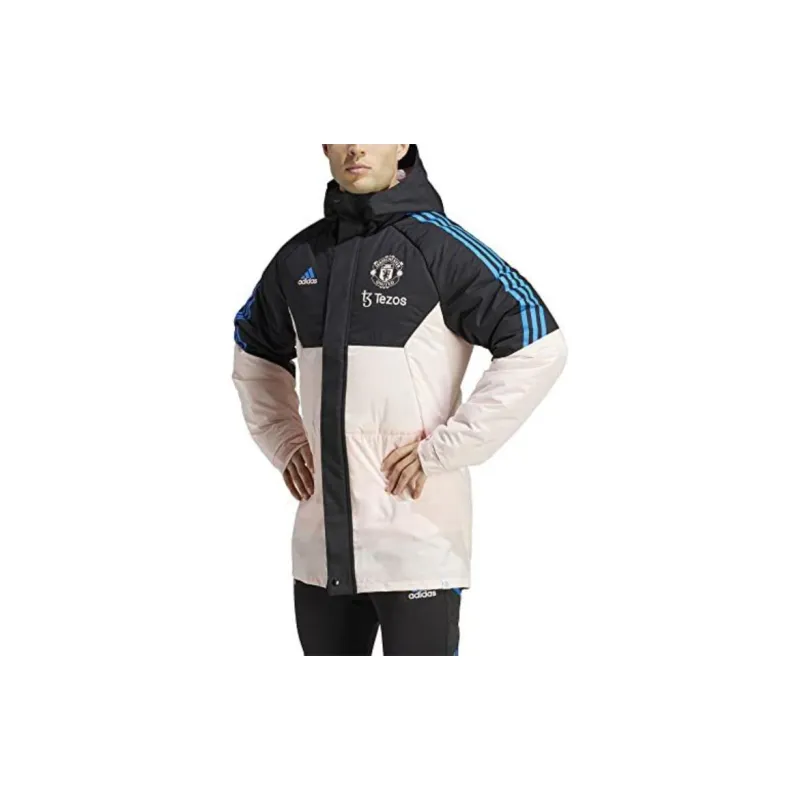 Adidas Manchester Stadium Jackets Coats Unisex Black-2