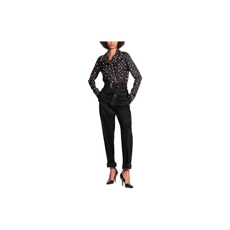 LOUIS VUITTON Jackets Coats Women's Black-1