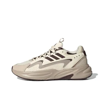 Adidas Ozwave Anti Slip Wear Resistant Low Top Chunky Sneakers Unisex White Gray