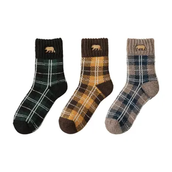 MIIOW Mid Calf Socks Men's Combo Set