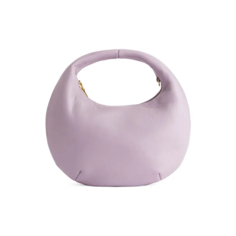 ARKET Sheepskin Shoulder Bag Crossbody Bag Handbag Small Size Women's Lilac-0