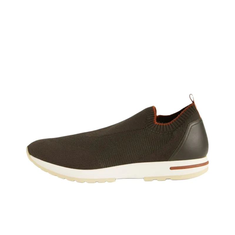 Loro Piana Low Top Casual Shoes Men's Pine Forest-0
