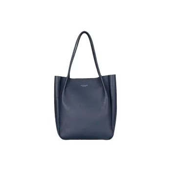SAMSONITE Cow Leather Tote Bag Shopping Bag Handbag Unisex Blue & Red