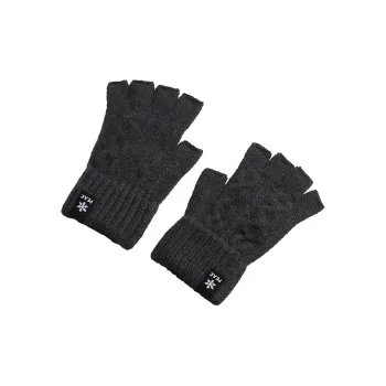 PEAK Acrylic Knit Gloves Unisex Black