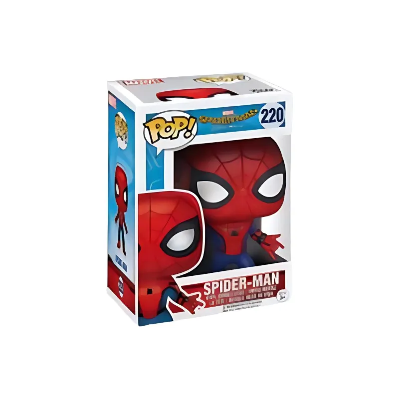 Funko POP! Collection Marvel Movie Spider Man  Homecoming Spider Man 1 Chibi Figures-1