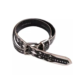 DND4DES Top Grain Cow Leather Leather Belts Unisex Width  4cm