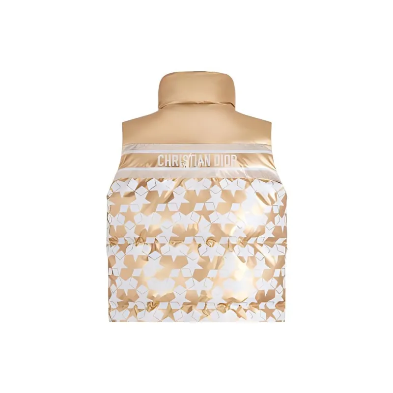 DIOR Vests Women's Gold-2
