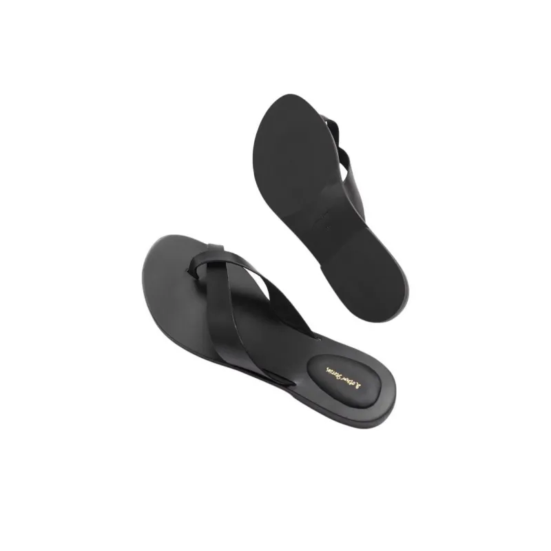 Other Stories Flip Flops Women's Black-4