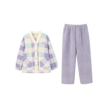 Aannsfam Pajama Set Women's Iris Purple