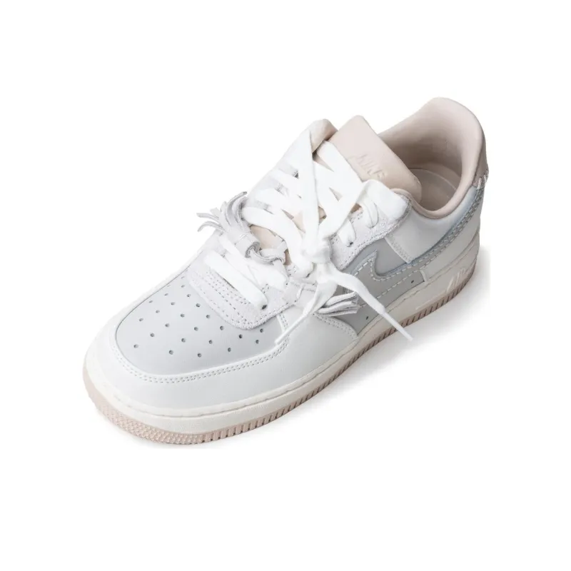 Nike Air Force 1 Low '07 Light Bone Suede Tassels Women's-2
