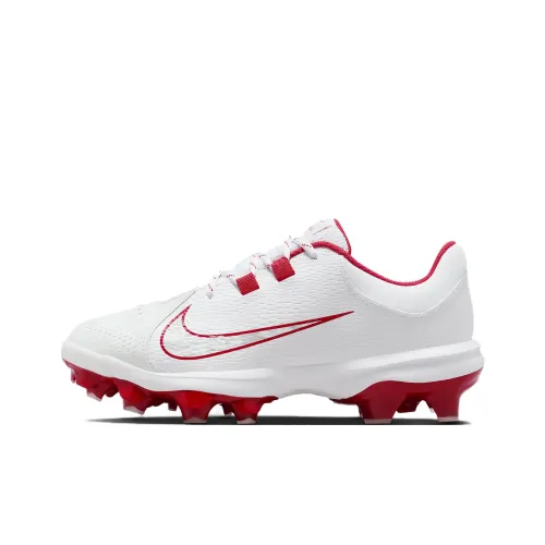 Nike Hyperdiamond 4 Pro Mcs White Pure Platinum University Red Women's