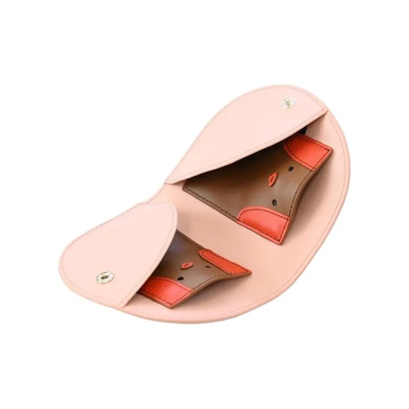 Furla Allegra Calfskin Card Holder Medium Size Women's Pink-3