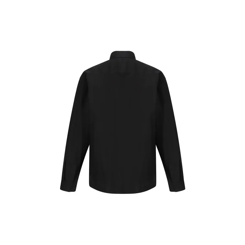 Balenciaga Logo Embroidered Long Sleeved Shirt-1