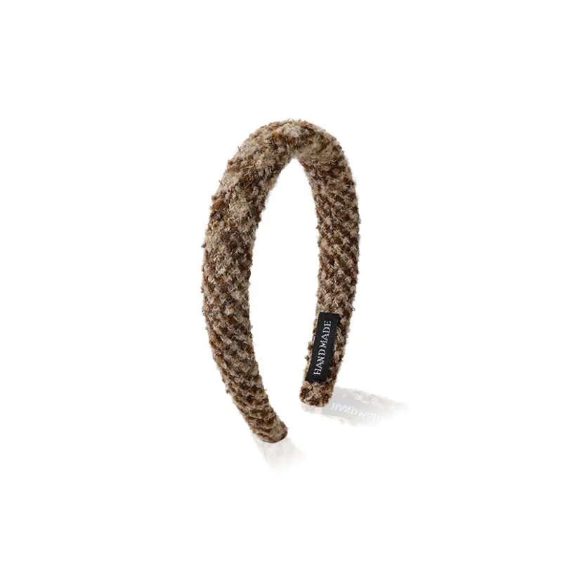 GUEXY Plush Headbands Women's Coffee/Red/Gray-0