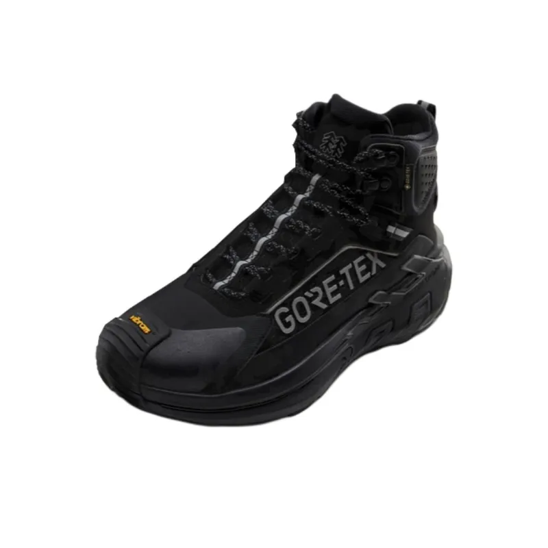 KOLON SPORT Waterproof And Breathable High Top Trekking Shoes Unisex Black-0