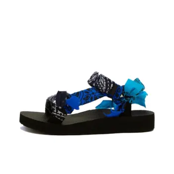 Arizona Love Trekky Mi Strap Sandals Women's Black Blue