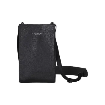 SAMSONITE Cow Leather Shoulder Bag Crossbody Bag Mini Unisex Black