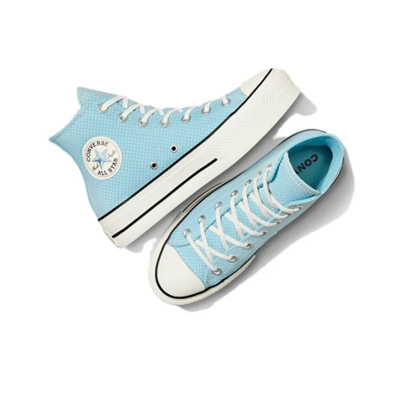 Converse Women's Chuck Taylor All Star Lift High 'Checkered Infinity Pool' Women's-3