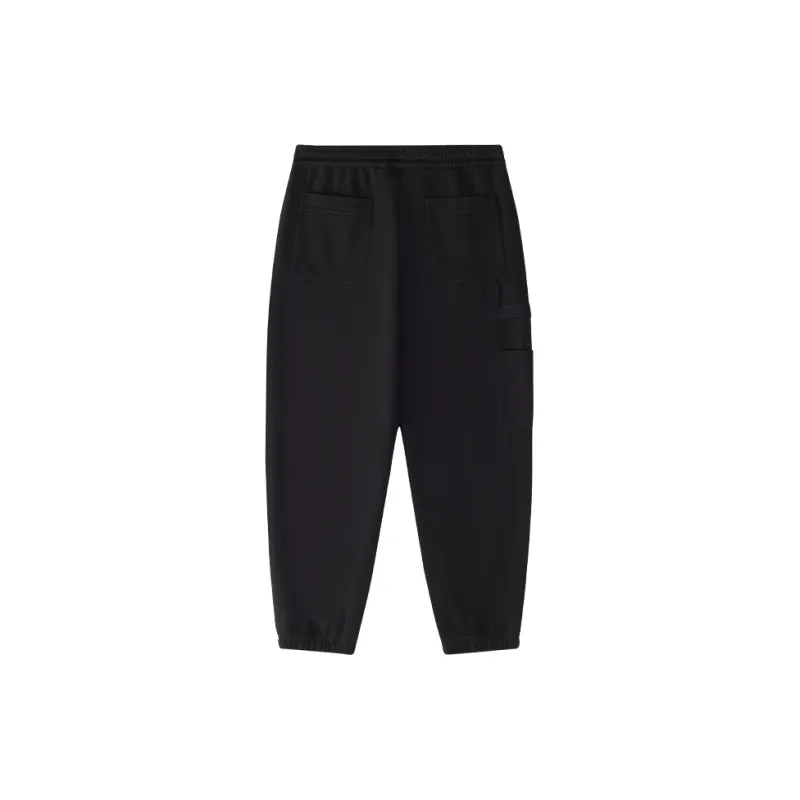 FILA FUSION Knitted Sports Pants Men's Jet Black-1