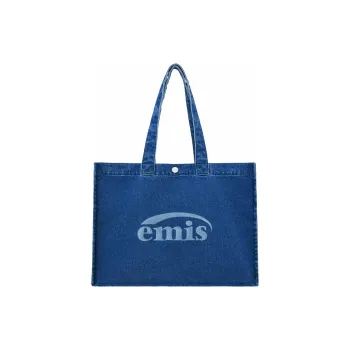 Emis Cotton Tote Bag, Shopping Bag, Handbag Tubas Women's Denim Blue