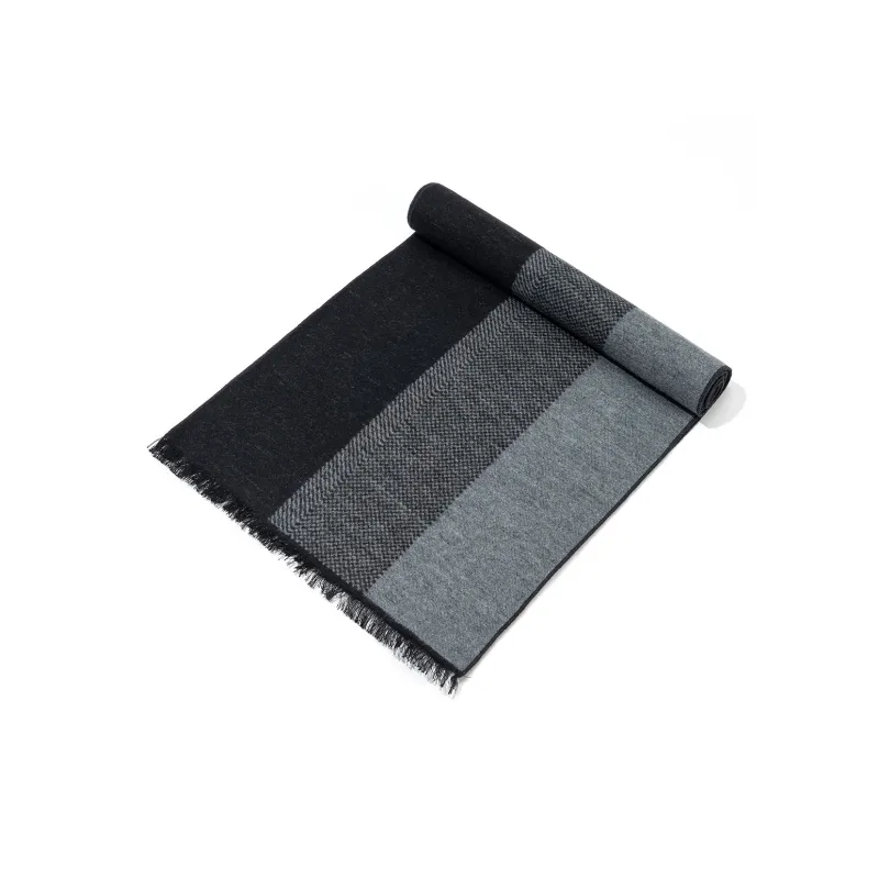 Shanghai Story 100% Mulberry Silk Knit Scarves Men's Multiple Colors-14