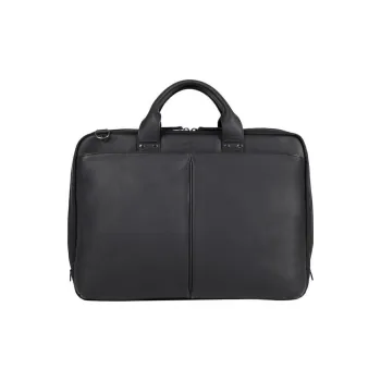 SAMSONITE Leather Briefcases Handbags Unisex Black