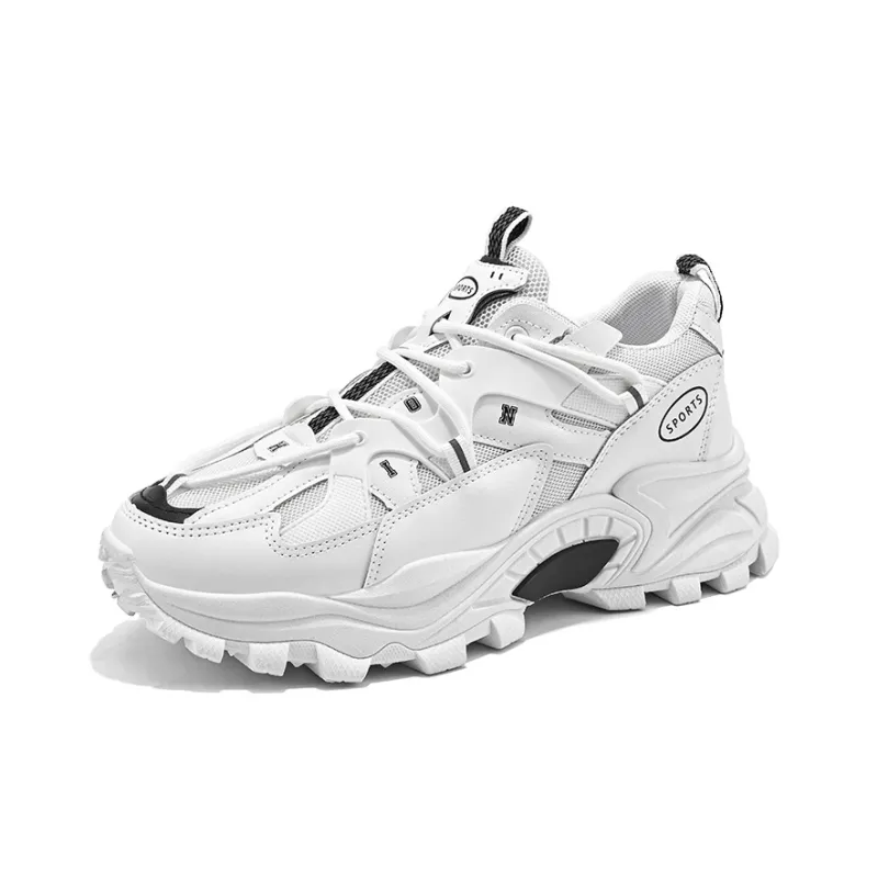 M.M Party Anti Slip And Wear Resistant Height Increasing Low Top Chunky Sneakers Men's-3