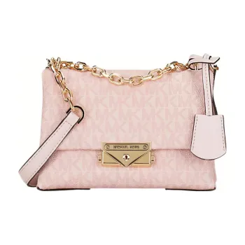 MICHAEL KORS Cece Canvas With Leather Shoulder Bag Small Size Women's Pink