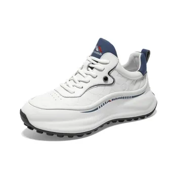 KOLUMB Coverage Support Wear Resistant Low Top Casual Shoes Men's White Blue