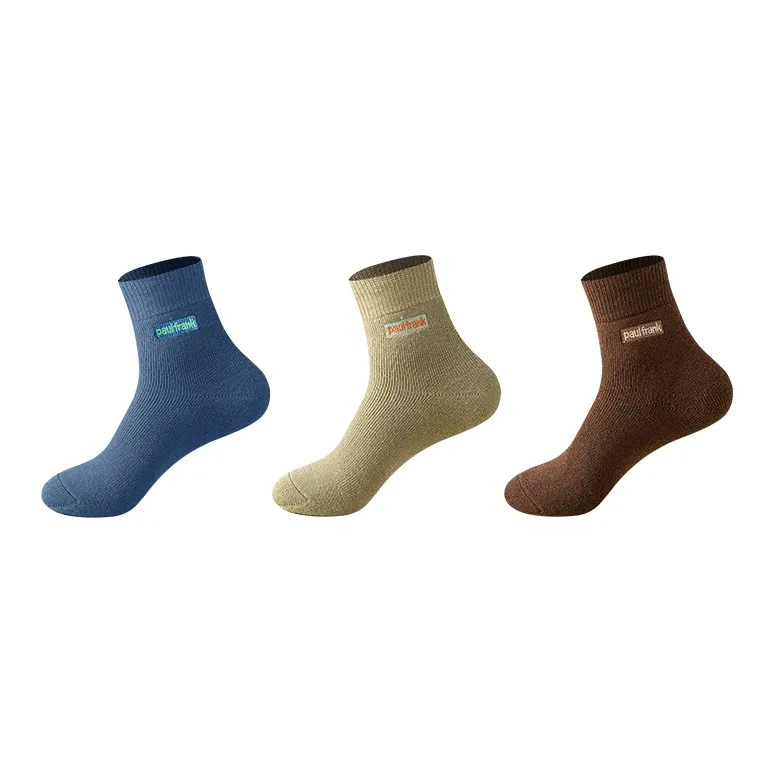 PAUL FRANK Mid Calf Socks Men's Combo Set-3