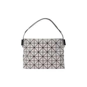 ISSEY MIYAKE Baguette Polyvinyl Chloride Resin Handbag Shoulder Bag Women's Gray
