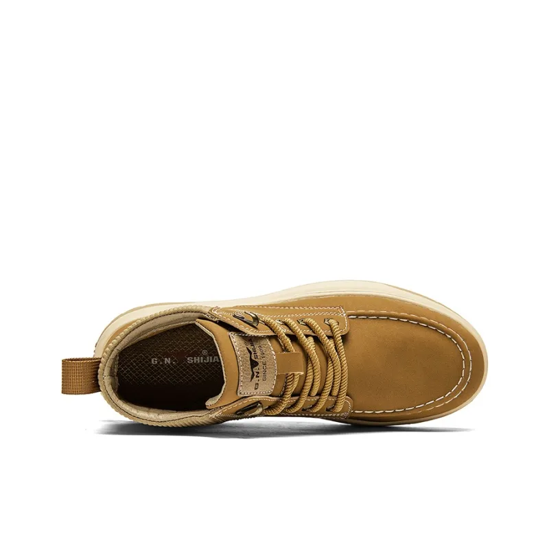 G.N.SHIJIA Wear Resistant Wide Coverage Lightweight High Top Casual Shoes Men's-9