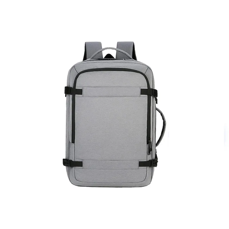 DOSRFINI Oxford Backpack Large Size Men's Black/Dark Gray/Light Gray-5