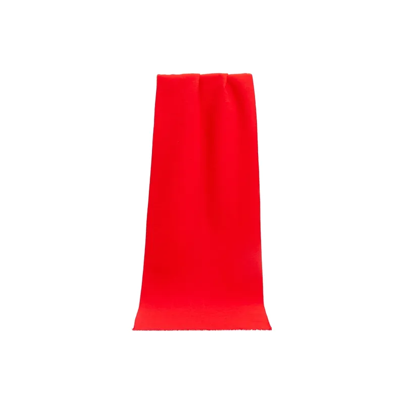 Shanghai Story 100% Mulberry Silk Knit Scarves Unisex Red Scarf No. 4-5
