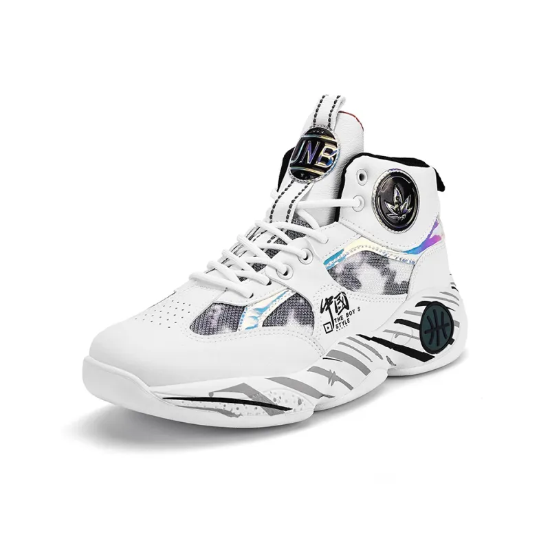 AMICNIEGD Slip Resistant, Abrasion Resistant, Breathable High Top Basketball Shoes Men's-1