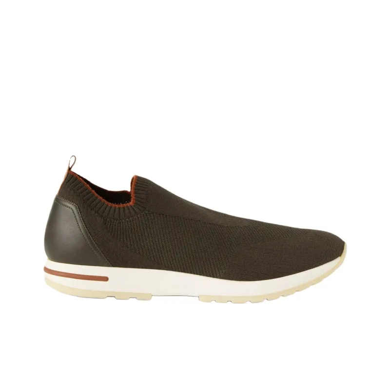 Loro Piana Low Top Casual Shoes Men's Pine Forest-1