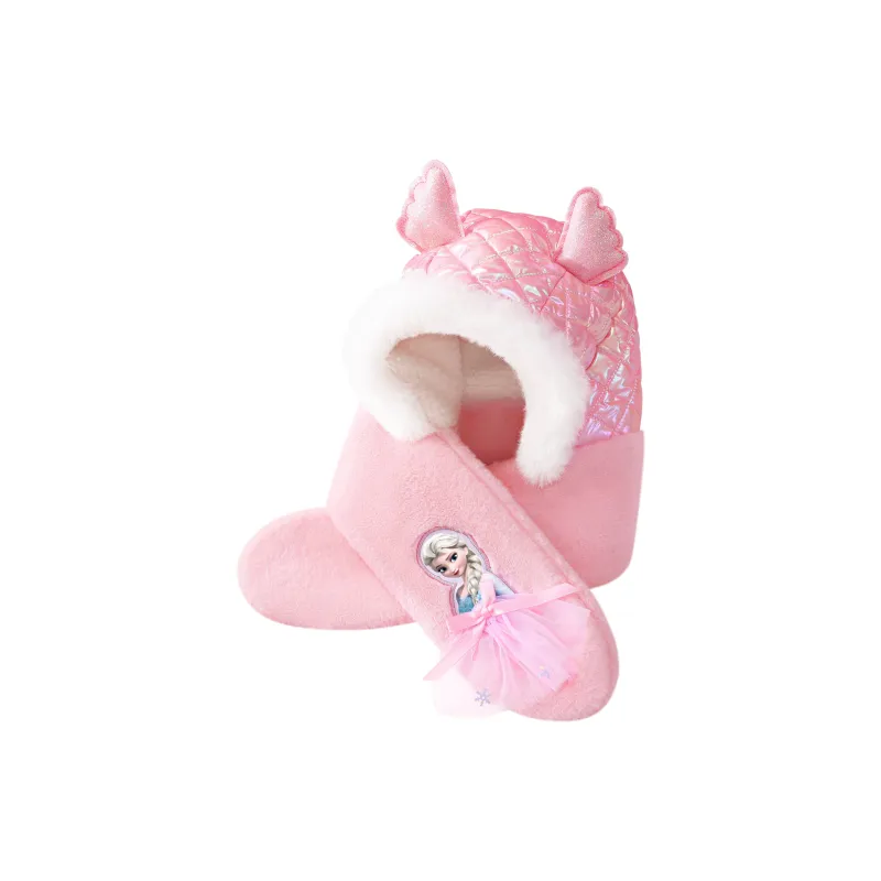 Disney Frozen Series Polyester Beanies Kids' Pink-1