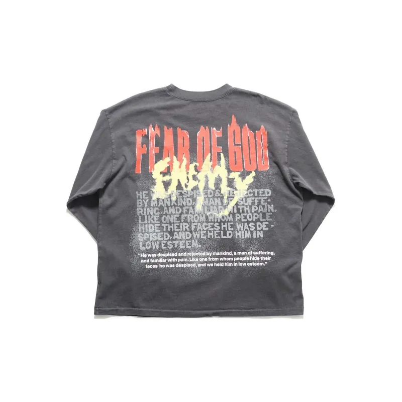 RRR 123 X Fear Of God Look It´s The Enemy Sweatshirt-1