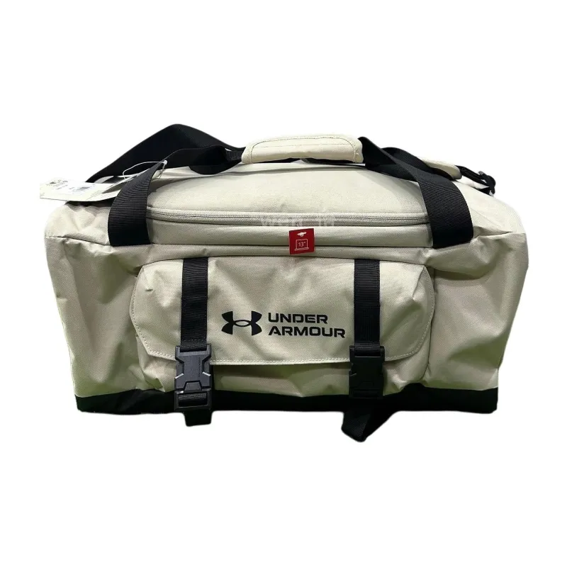 Under Armour Gametime Polyester Travel Bag Small Size Unisex Khaki Gray-1