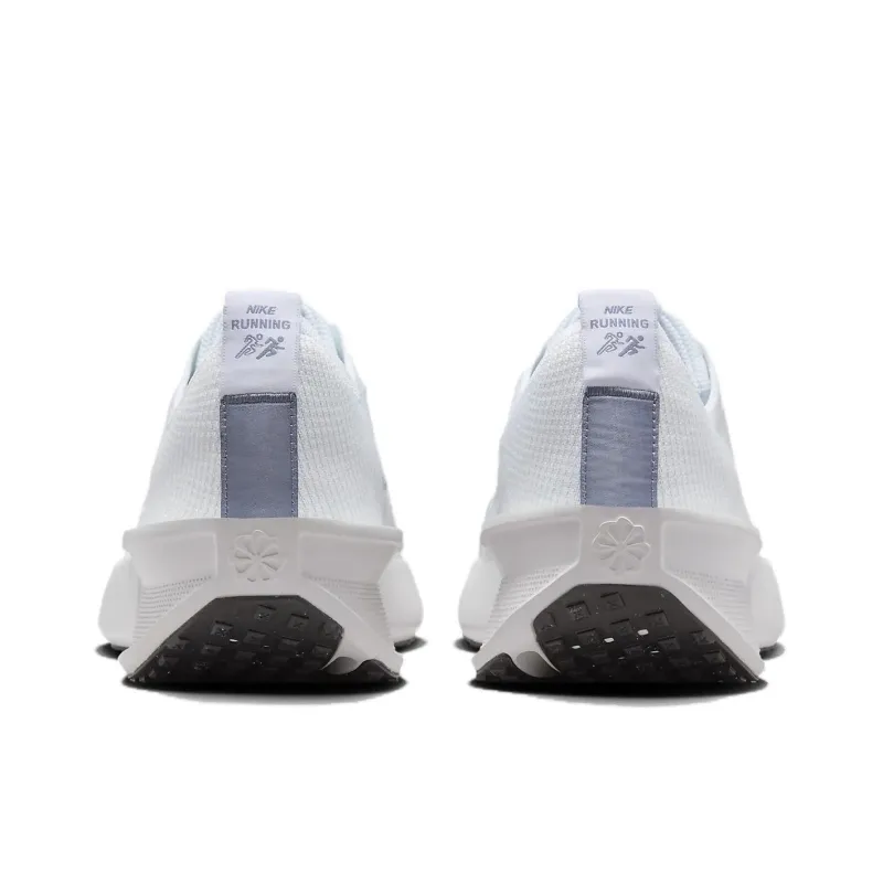 Nike Interact Run Anti Slip Wear Resistant Low Top Casual Running Shoes Men's White-3