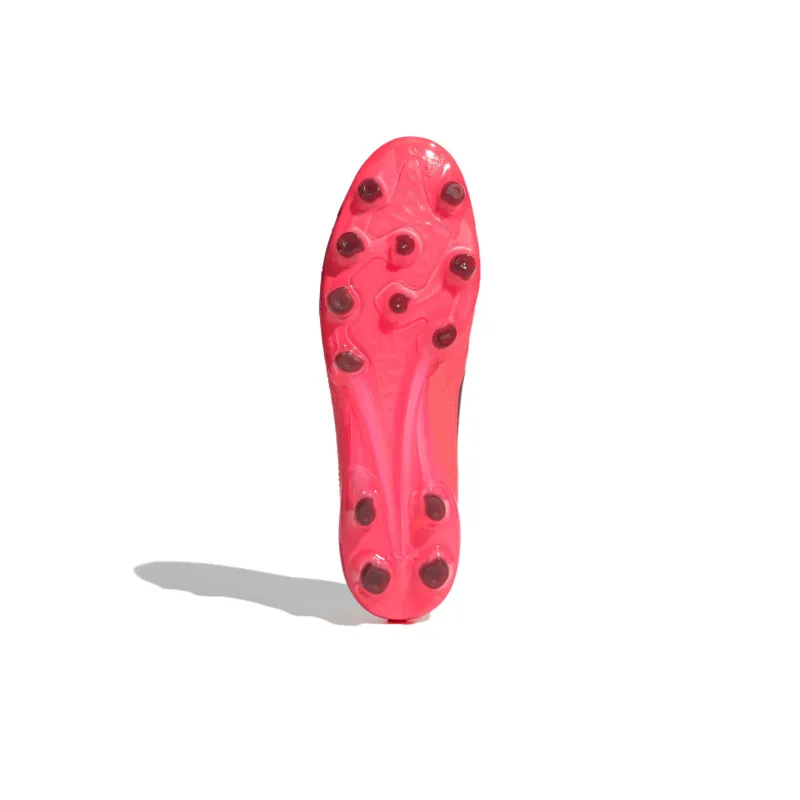 Adidas F50 HG Rubber Short Studs Anti Slip Wear Resistant Soccer Shoes Men's Red-4