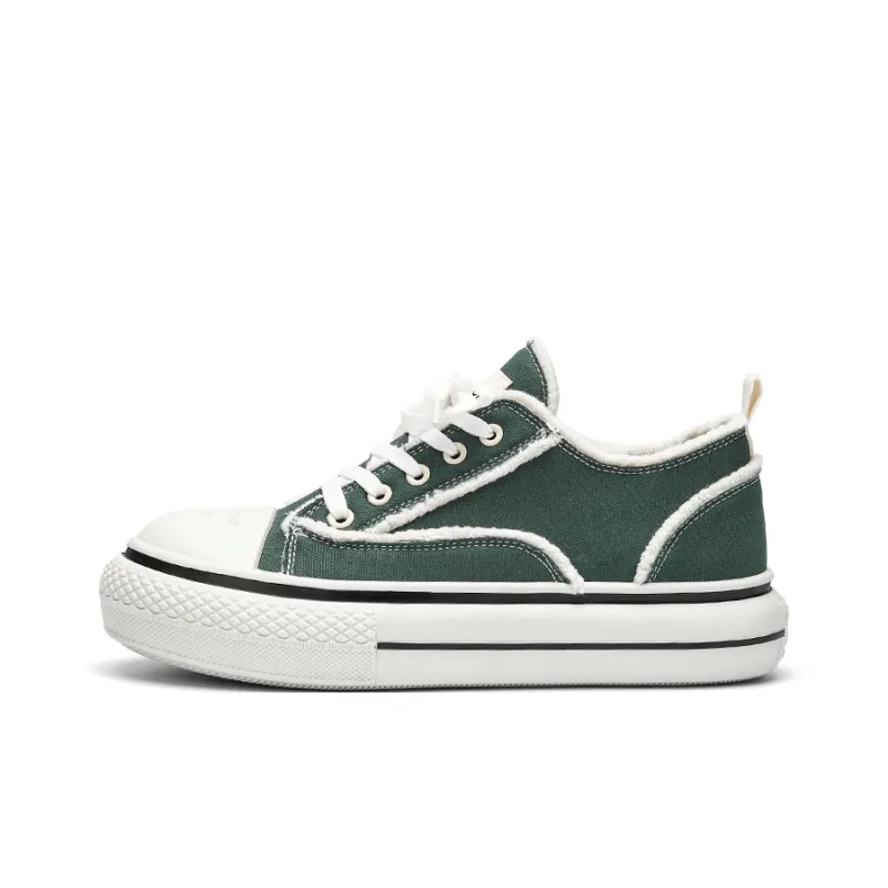 M.M Party Slip Resistant Balance Low Top Skateboard Shoes Unisex-6
