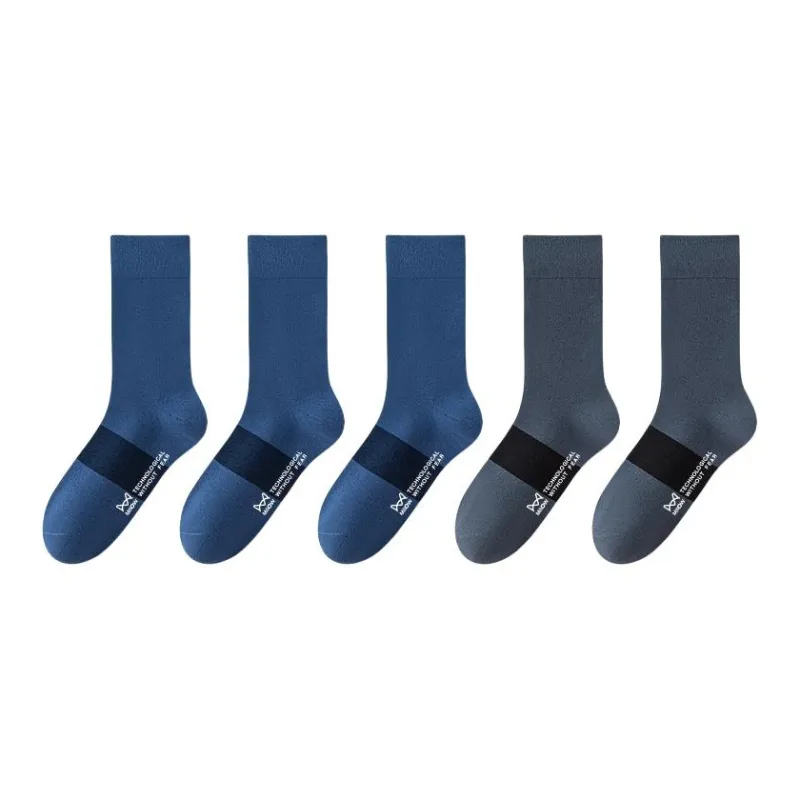 MIIOW Knee High Socks Men's 5 Pack-13