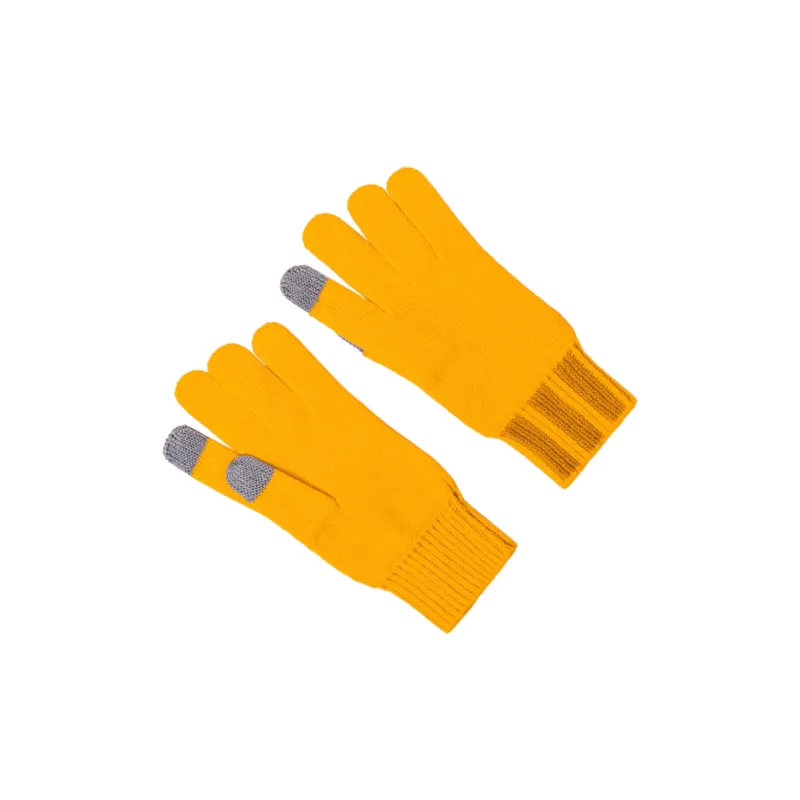 Adidas Acrylic Knit Gloves Unisex Yellow-2