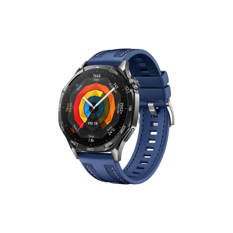 Watchbond Huawei Compatibility Watch Band 18/22mm Nylon, Silicone Material-4