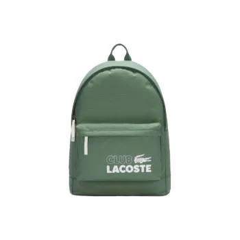 LACOSTE Fabric Backpack Unisex Green