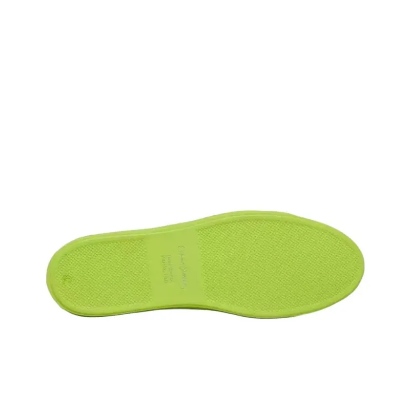 Oliver Sweeney Low-Top Skateboard Shoes Men's White Green-4