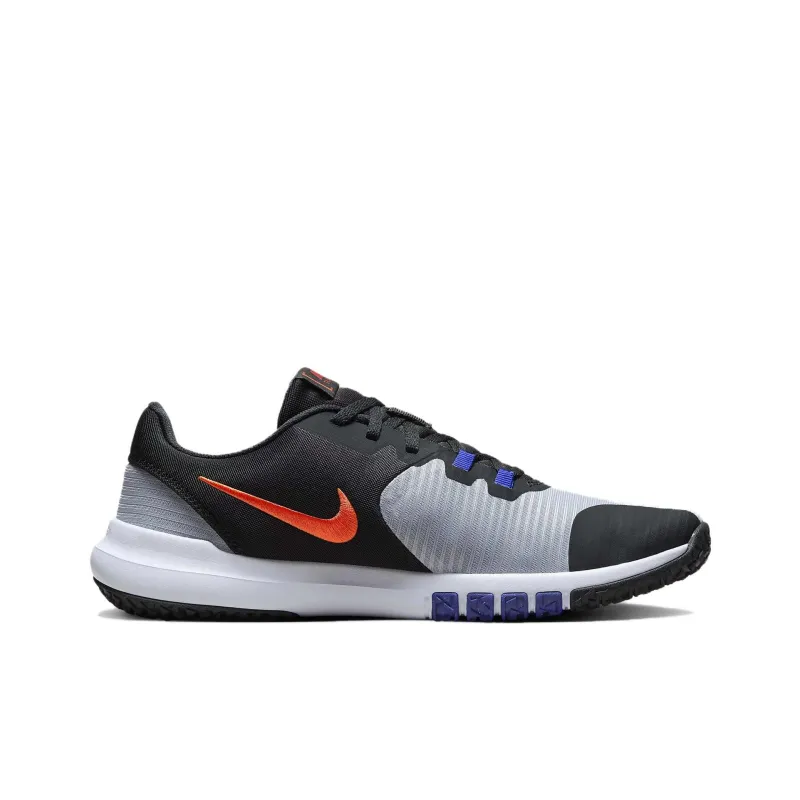 Nike Flex Control 4 Slip Resistant And Breathable Low Top Training Shoes Men's Black Gray-1