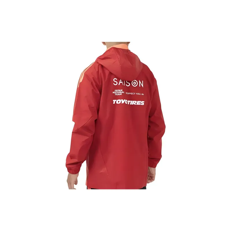Adidas Japanese Football Team Olympic Series Jacket Men's Red-4